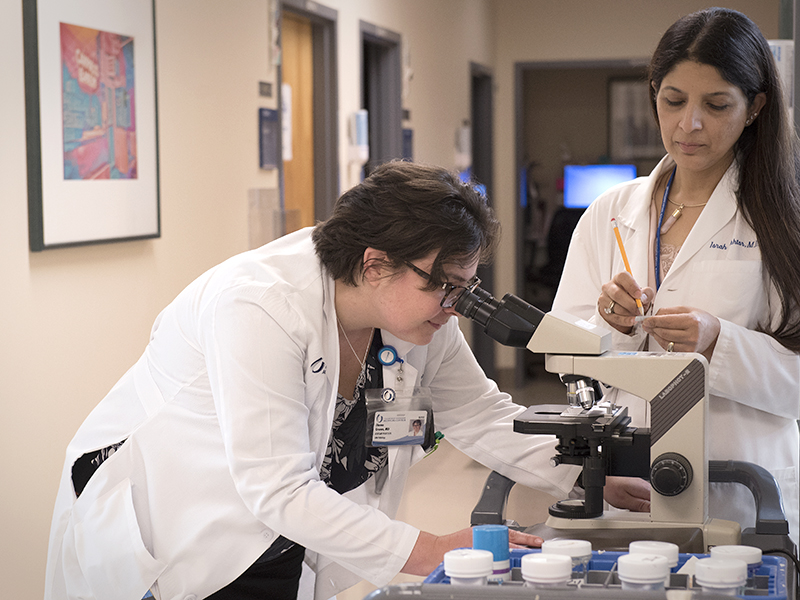 Dr. Dianne Grunes, left, and Dr. Israh Akhtar